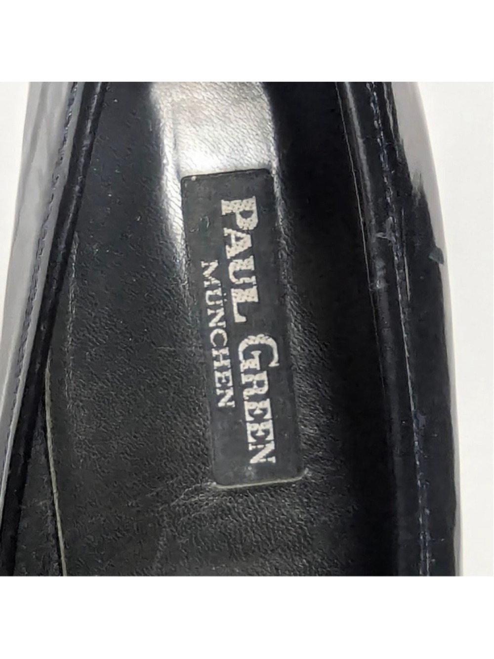 Paul Green Black Leather Loafers Womens Size 8 - Picture 3 of 6